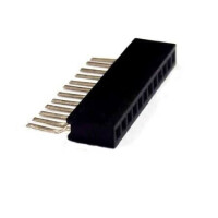 LL1018-4-TR FEMALE HEADER 12PIN(1x12) 1.27mm SMT R/A TAPE&REEL - 1