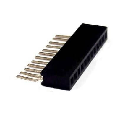 LL1018-4-TR FEMALE HEADER 12PIN(1x12) 1.27mm SMT R/A TAPE&REEL - 1