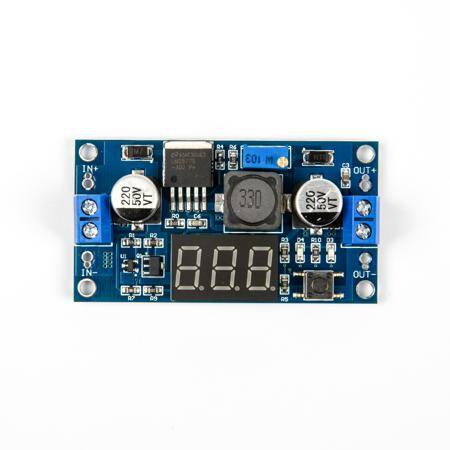 LM2577 DC-DC Digital Voltmeter Booster Module - 4