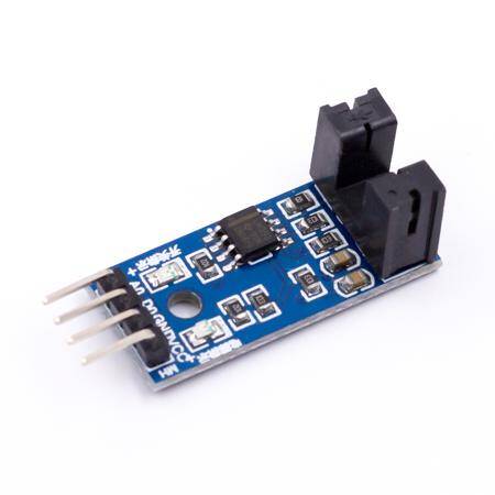 LM393 Test Motoru Hız Sayacı Sensörü Oluk Bağlayıcı Kodlayıcı Modül - 4