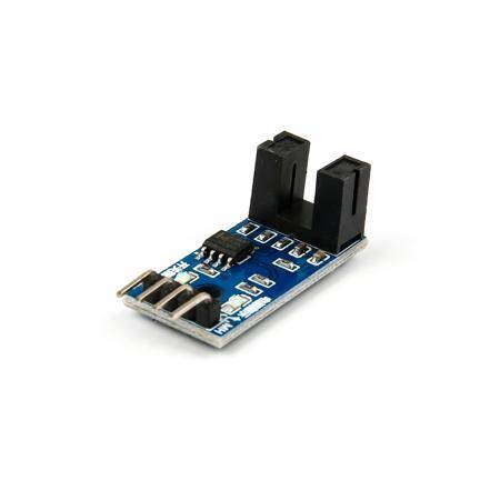 LM393 Test Motoru Hız Sayacı Sensörü Oluk Bağlayıcı Kodlayıcı Modül - 12
