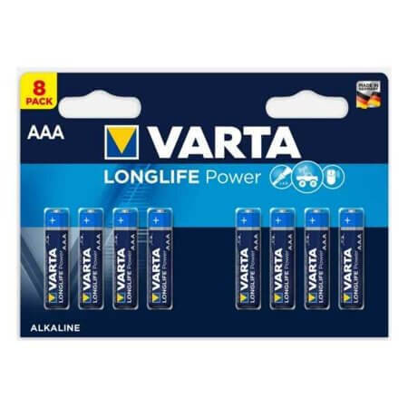 LONGLIFE POWER AAA B8 ALKALİN PİL LONGLIFE POWER 8xAAA BLISTER 8Lİ - 1