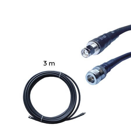 LORA ANT.CABLE WLC400 3M CABLE LoRaWAN WLC400+SMA N DİŞİ IN STANDARTS LMR - 1
