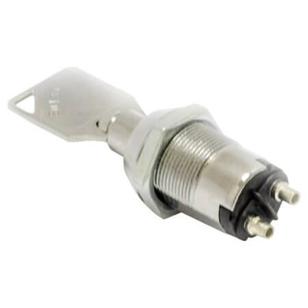 LS300 SWITCH KEYLOCK SPST 90° PCB 2A 240VAC - 1