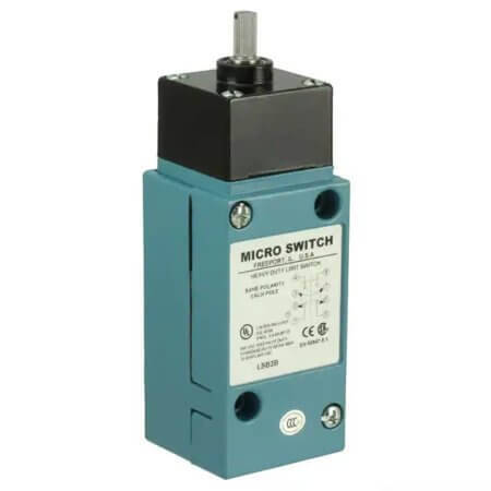 LSB2B SWITCH LIMIT 10A/800mA 120V/115VAC/DC DPDT - 1