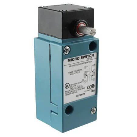 LSYMB2D SWITCH LIMIT 10A/800mA 120V/115VAC/DC DPDT - 1