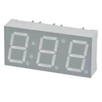 LTC-4624JD LED DISPLAY 7 SEGMENT 3DIGIT 10MM (+) RED - 1