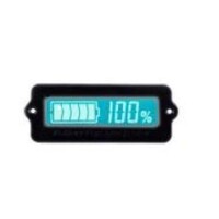 LY6W Exterior With a Shell 12V 24V LCD Lithium Battery Lead Acid Power Monitor Detector Remaining Capacity Blue Color - 1