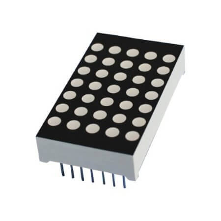 M1-03057-AUR1-3MM LED DISPLAY DOTMATRIX 5x7DOT 27.6MM RED - 1