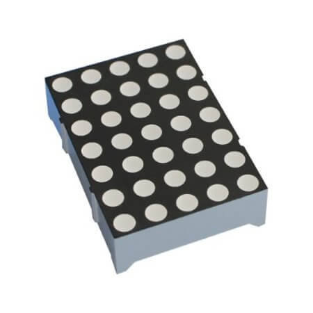 M1-03057-AUR1 LED DISPLAY DOTMATRIX 5x7DOT 27.6MM RED - 1