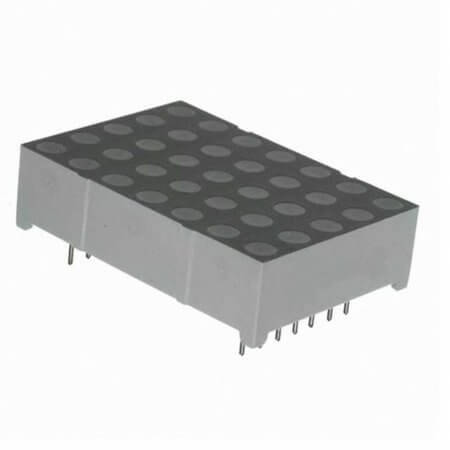 M1-05057CUR1 LED DISPLAY DOTMATRIX 5x7DOT 45.72MM RED - 1