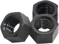 M16 Black Hexagonal Nylon Nut - 1