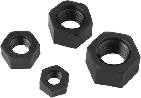 M16 Black Hexagonal Nylon Nut - 2