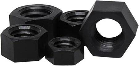 M16 Black Hexagonal Nylon Nut - 4