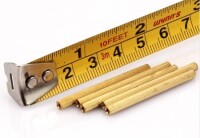 M2 30mm Çift Geçişli Dairesel Tırmıklı Bakır Kaplı Kamera Vidası - 3