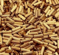 M2 30mm Çift Geçişli Dairesel Tırmıklı Bakır Kaplı Kamera Vidası - 5