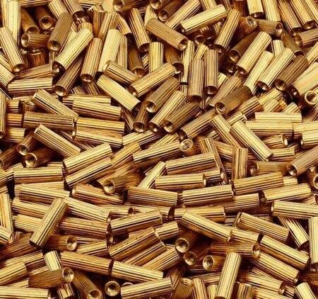 M2 30mm Çift Geçişli Dairesel Tırmıklı Bakır Kaplı Kamera Vidası - 5