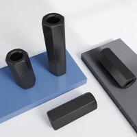 M2-5x18 Siyah Plastik Naylon Tava Başlı Phillips Vida - 1