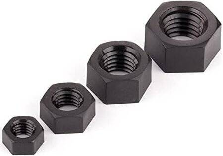 M2 Black Hexagonal Nylon Nut - 3