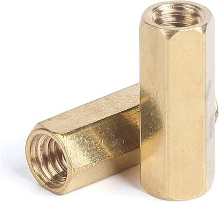 M2.5 40mm Female-Female Spacer (Standoff) Hexagon Copper Stud - 2