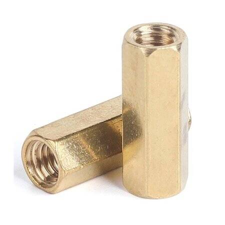 M2.5 4mm Female-Female Spacer (Standoff) Hexagon Copper Stud - 2