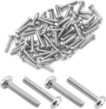 M2x10 304 Stainless Steel Cross Recessed Pan Head Screws Phillips Screws - 1