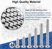 M2x10 304 Stainless Steel Cross Recessed Pan Head Screws Phillips Screws - 3