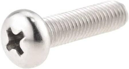 M2x3 304 Stainless Steel Cross Recessed Pan Head Screws Phillips Screws - 2