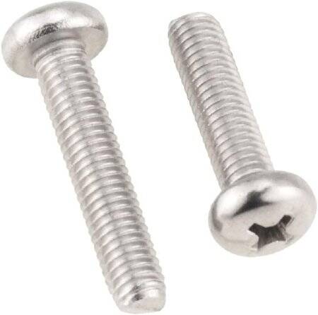 M2x3 304 Stainless Steel Cross Recessed Pan Head Screws Phillips Screws - 3