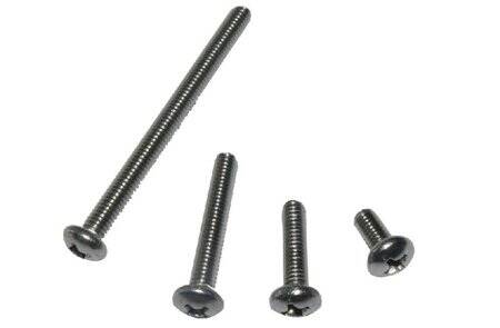 M2x40 304 Stainless Steel Cross Recessed Pan Head Screws Phillips Screws - 1