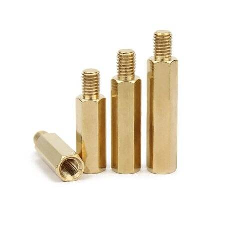 M3 30mm Female-Male Spacer (Standoff) Hexagon Copper Stud-M3 30mmFemale + 6mm Male - 1