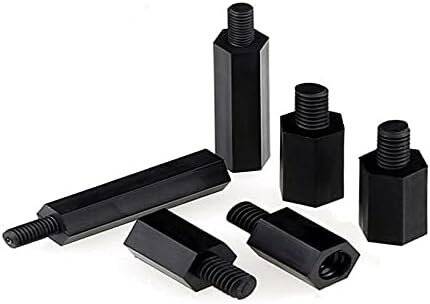 M3x20+6mm Beyaz Altıgen Naylon Sütun Tek Kafa - 2