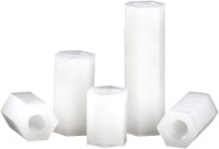 M3x45mm White Nylon Double Pass Hexagonal Column Isolation Column - 3