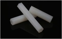 M3x5mm White Nylon Double Pass Hexagonal Column Isolation Column - 5