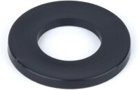 M3x7x1mm Black Nylon Flat Washer - 1