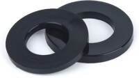 M3x7x1mm Black Nylon Flat Washer - 3