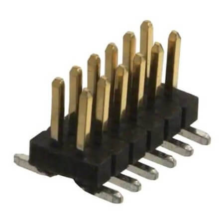 M50-3600642 CONNECTOR HEADER 12P 1.27MM SMD MALE 180C - 1
