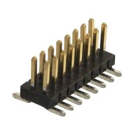 M50-3600842 CONNECTOR HEADER 16P 1.27MM SMD MALE 180C - 1