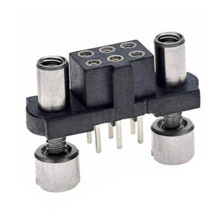 M80-4050605 CONNECTOR 3+3 WAY FEMALE PC TAIL 3MM - 1