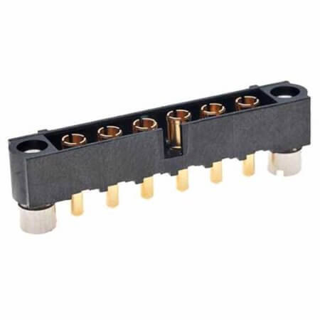 M80-5000000M2-06-331-00- CONNECTOR HEADER VERT 6POS 4MM - 1