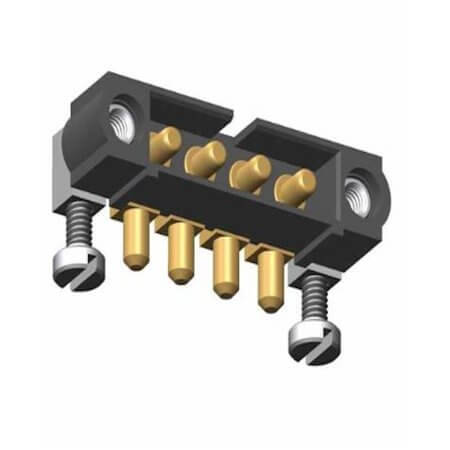 M80-5000000M5-04-PM3-00- CONNECTOR HEADER R/A 4POS 4MM - 1