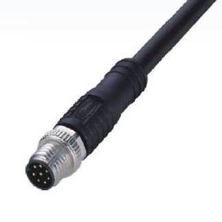 MA08MAHD04ST10RB25 CONN.MICRO MICRO JACK M8 4PIN MALE WITH CABLE - 1