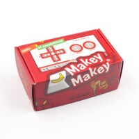Makey Set Deluxe Kit With USB Cable Dupond Line Alligator Clips for Children Kids With Chinese Instruction and Red Retail box - 7