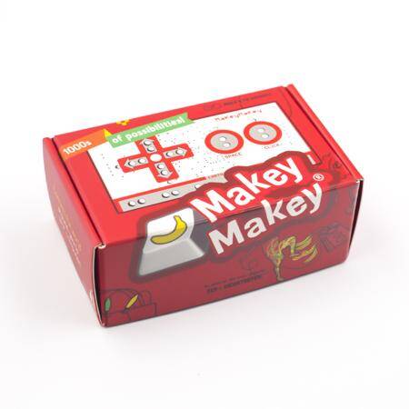 Makey Set Deluxe Kit With USB Cable Dupond Line Alligator Clips for Children Kids With Chinese Instruction and Red Retail box - 7