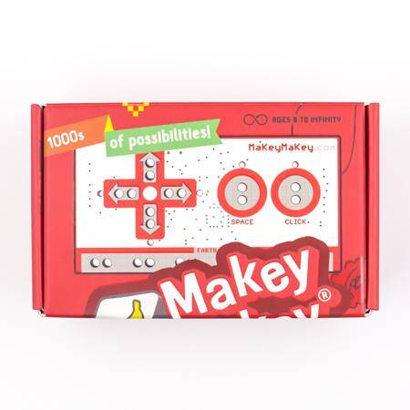Makey Set Deluxe Kit With USB Cable Dupond Line Alligator Clips for Children Kids With English Instruction and Red Retail box - 1