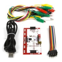 Makey Without Logo Set Deluxe Kit With USB Cable Dupond Line Alligator Clips for Children Kids With Plastic Bag - 2