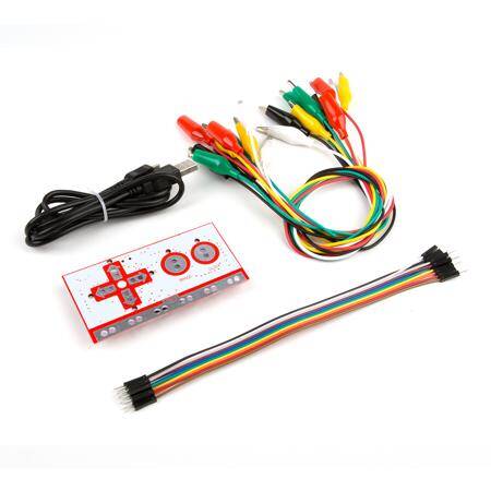 Makey Without Logo Set Deluxe Kit With USB Cable Dupond Line Alligator Clips for Children Kids With Plastic Bag - 4