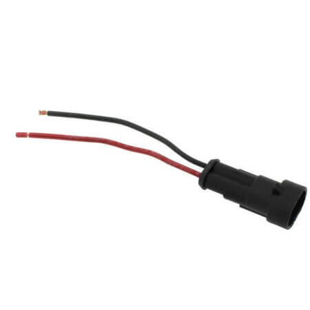 MALE HOUSING-2P CONN.2PIN(1x2) 6.00MM CABLE L:120MM MALE - 1