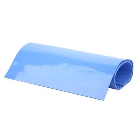 Mavi 3-6W Yüksek İletkenlik Tüm Parça Termal Silika Jel CPU Dizüstü Bilgisayar Led Güç Isı Emicisi Termal Bant Olmadan Boyut:3-0x200x400mm - 3