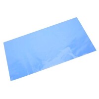 Mavi 3-6W Yüksek İletkenlik Tüm Parça Termal Silika Jel CPU Dizüstü Bilgisayar Led Güç Isı Emicisi Termal Bant Olmadan Boyut:3-0x200x400mm - 4